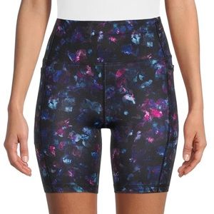 Athletic Works Patterned Bike Shorts